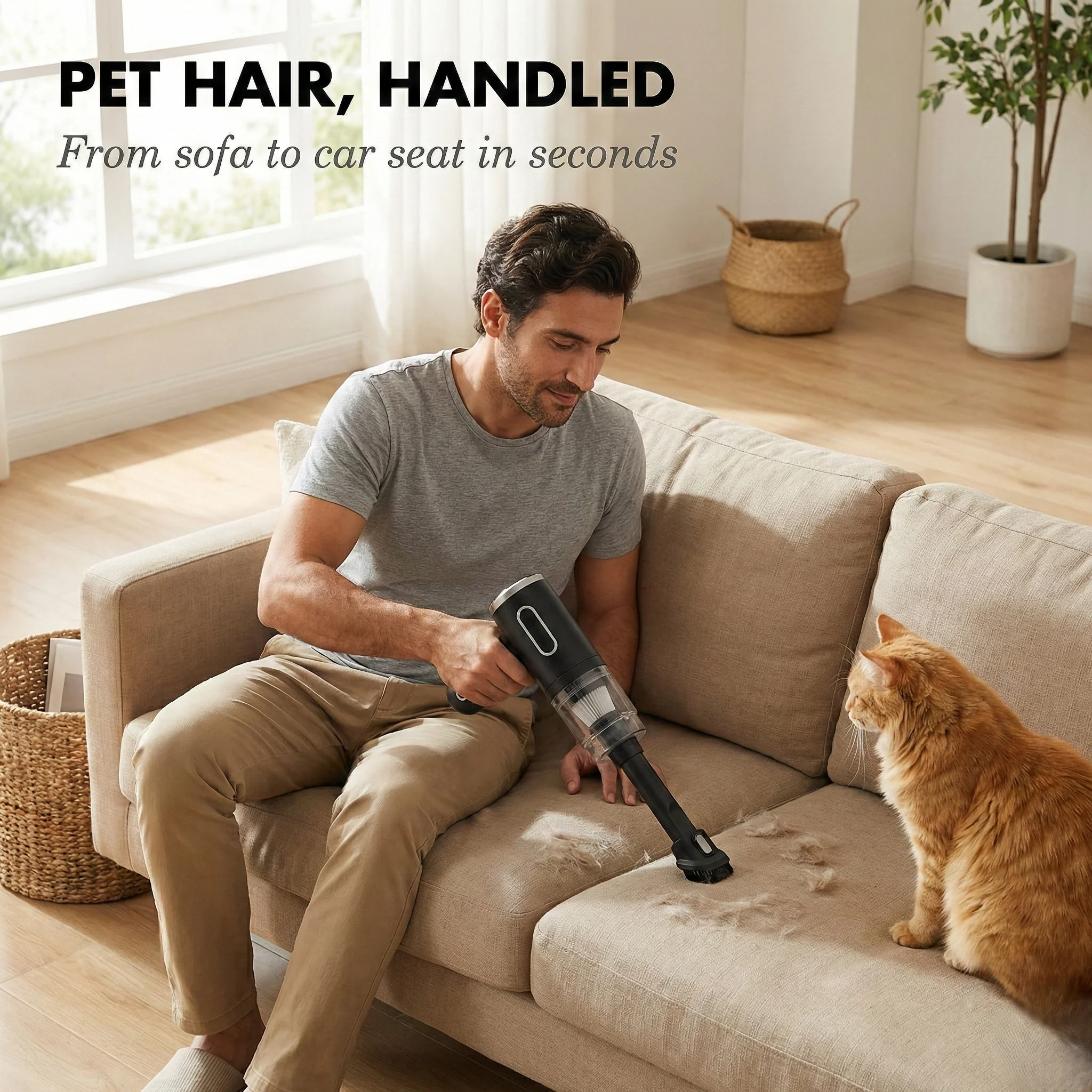 Vortix™ – Cordless Dual-Power Car & Home Handheld Vacuum Cleaner + 50 % OFF - Image 3