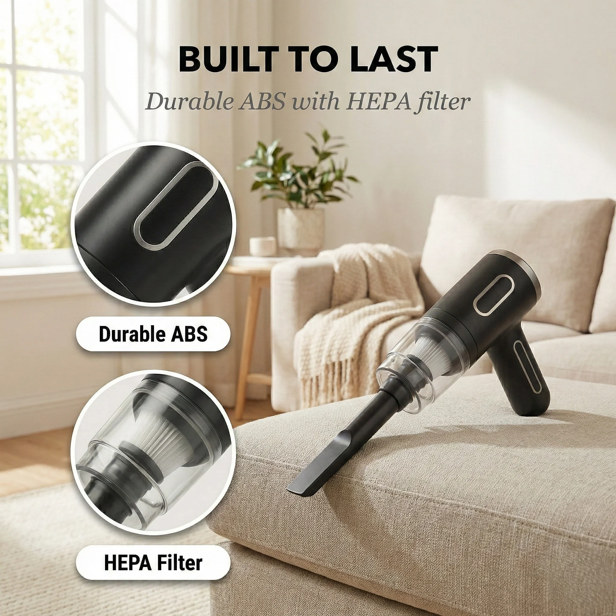 Vortix™ – Cordless Dual-Power Car & Home Handheld Vacuum Cleaner + 50 % OFF - Image 5