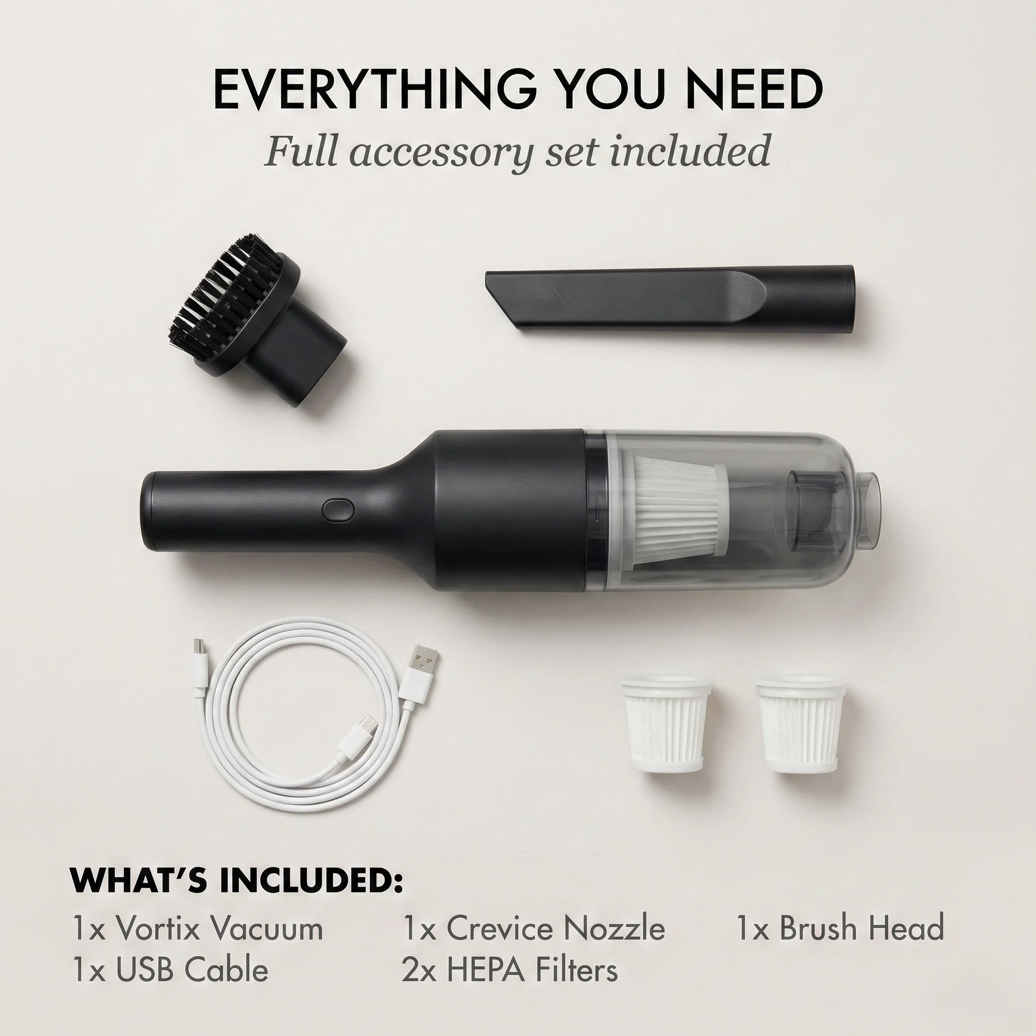 Vortix™ – Cordless Dual-Power Car & Home Handheld Vacuum Cleaner + 50 % OFF - Image 6