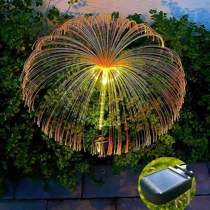 The GlowJelly Solar Garden Lamp- Color-Changing Jellyfish, 10 Hour Power, and IP65 Waterproof + 50% OFF - Image 3