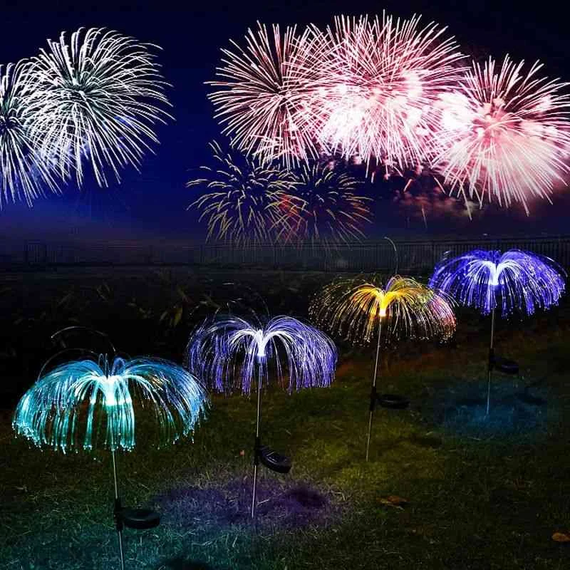 The GlowJelly Solar Garden Lamp- Color-Changing Jellyfish, 10 Hour Power, and IP65 Waterproof + 50% OFF - Image 4