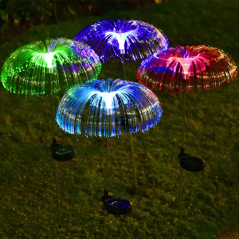The GlowJelly Solar Garden Lamp- Color-Changing Jellyfish, 10 Hour Power, and IP65 Waterproof + 50% OFF - Image 9