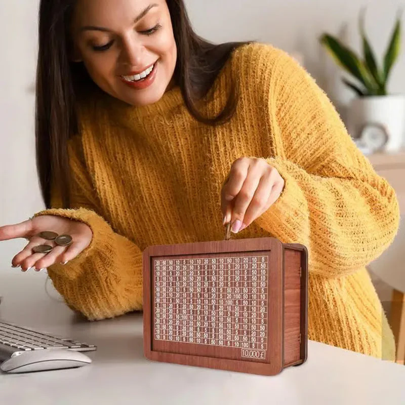 The VaultSave CashBox – Smart Savings Solution, Secure Wooden Build & Goal Tracking + 50% OFF - Image 14