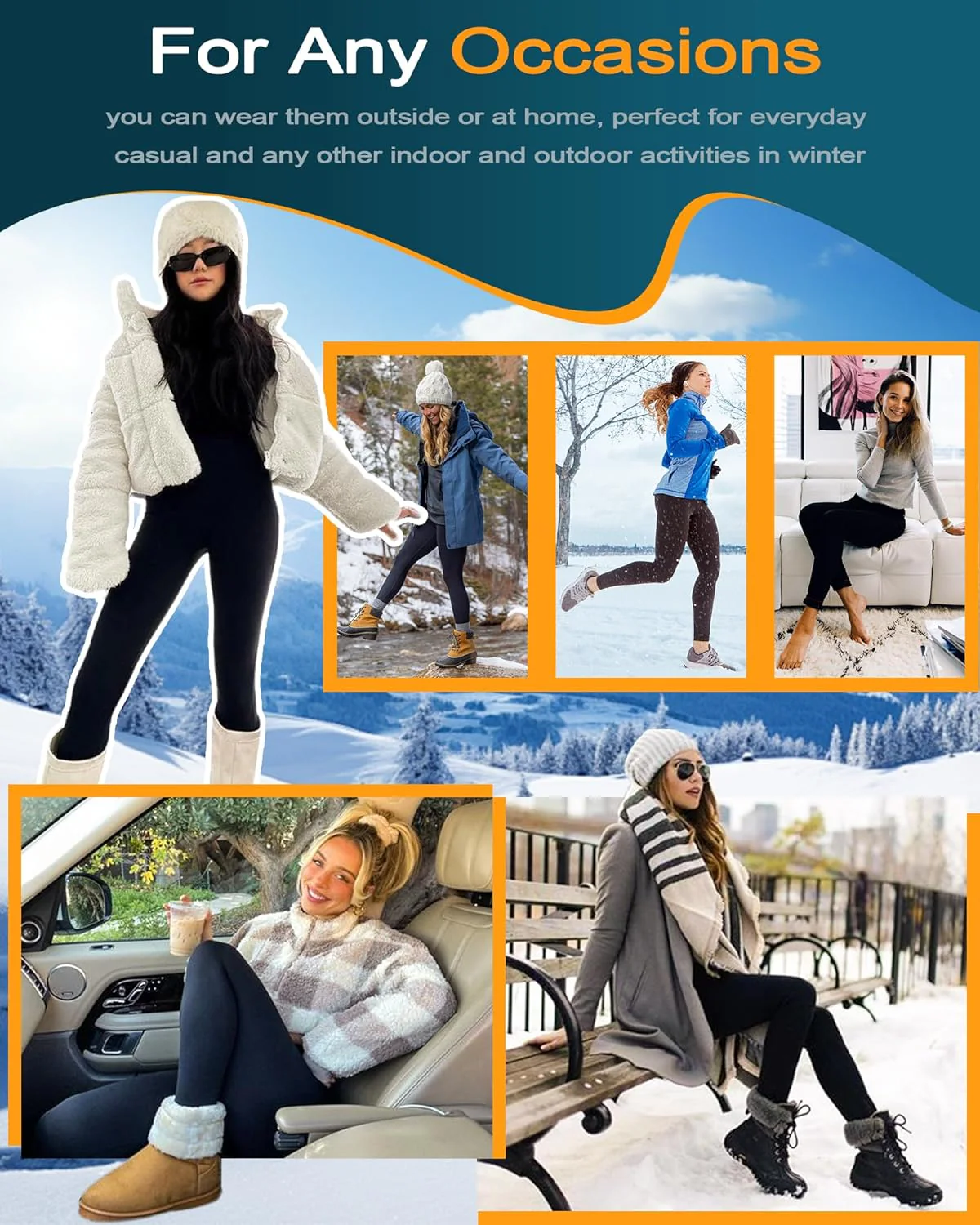 The SoftCloud Fleece Leggings - Your Coziest Blanket, Now on Your Legs + 50% OFF