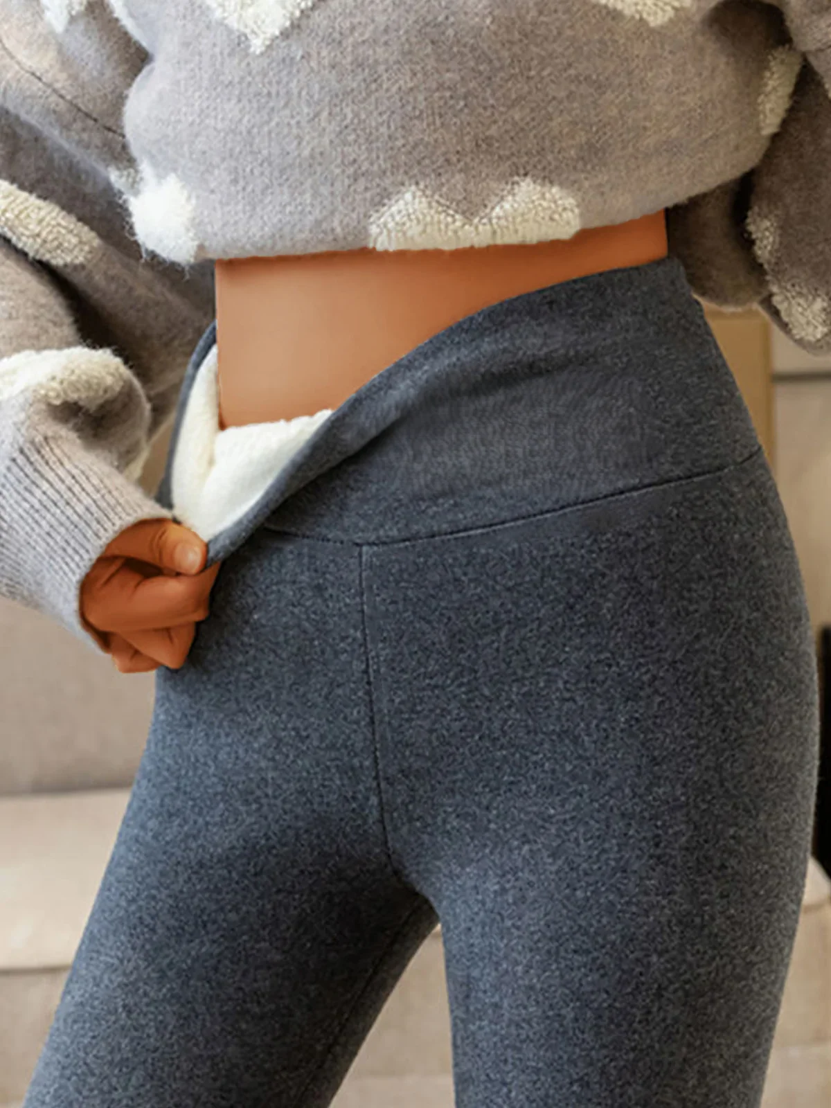 The SoftCloud Fleece Leggings - Your Coziest Blanket, Now on Your Legs + 50% OFF - Image 11
