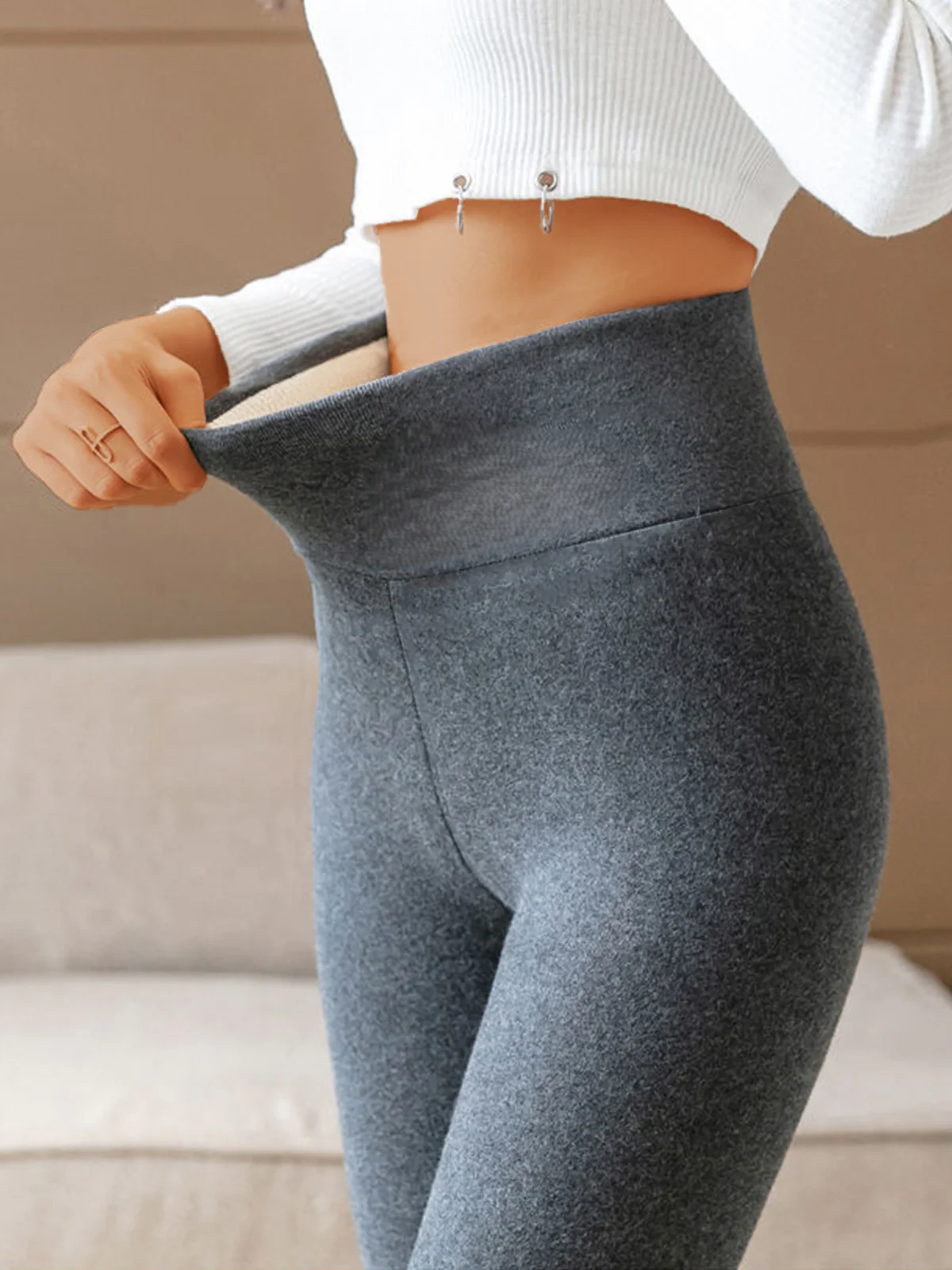 The SoftCloud Fleece Leggings - Your Coziest Blanket, Now on Your Legs + 50% OFF - Image 13