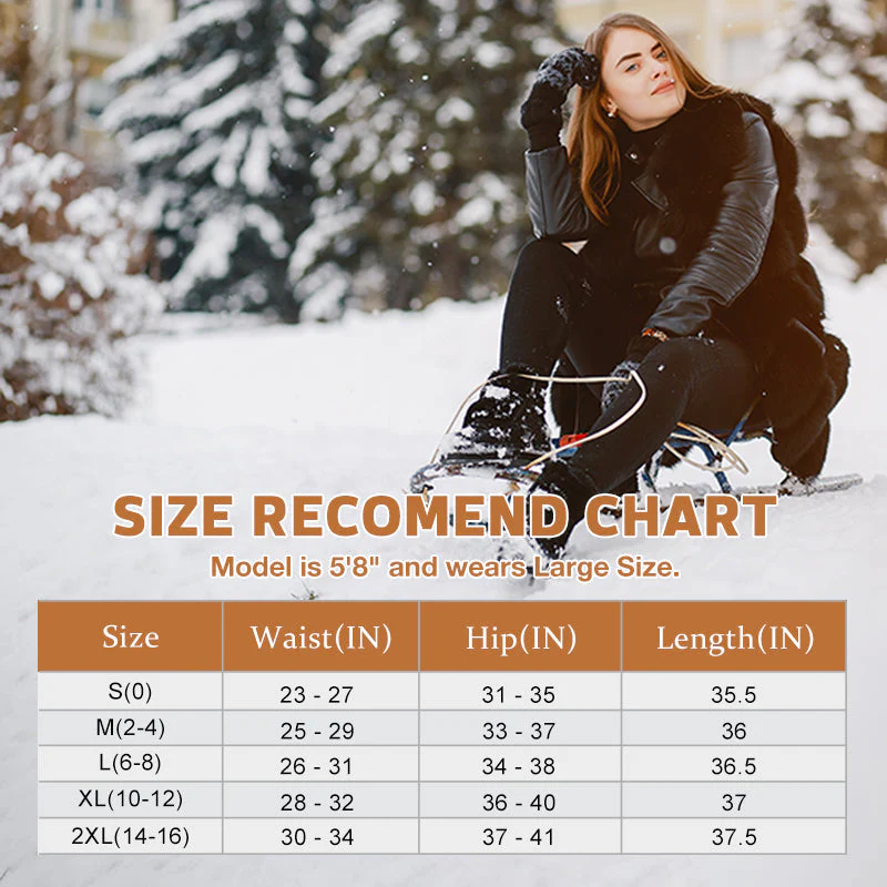 The SoftCloud Fleece Leggings - Your Coziest Blanket, Now on Your Legs + 50% OFF - Image 4