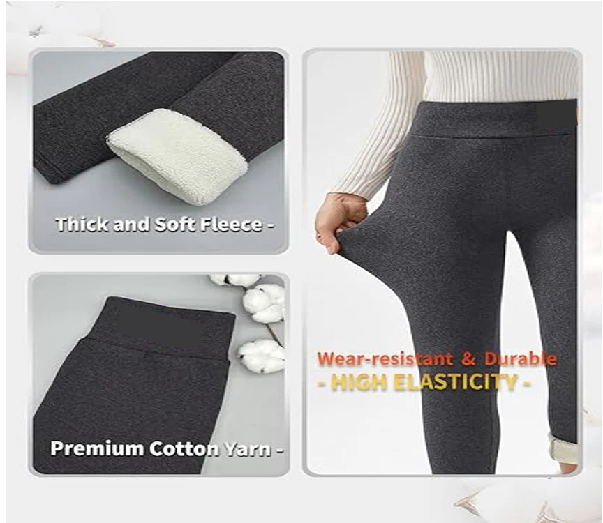 The SoftCloud Fleece Leggings - Your Coziest Blanket, Now on Your Legs + 50% OFF - Image 5