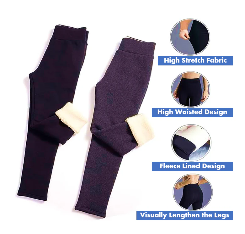 The SoftCloud Fleece Leggings - Your Coziest Blanket, Now on Your Legs + 50% OFF - Image 6