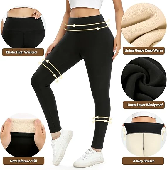The SoftCloud Fleece Leggings - Your Coziest Blanket, Now on Your Legs + 50% OFF - Image 7
