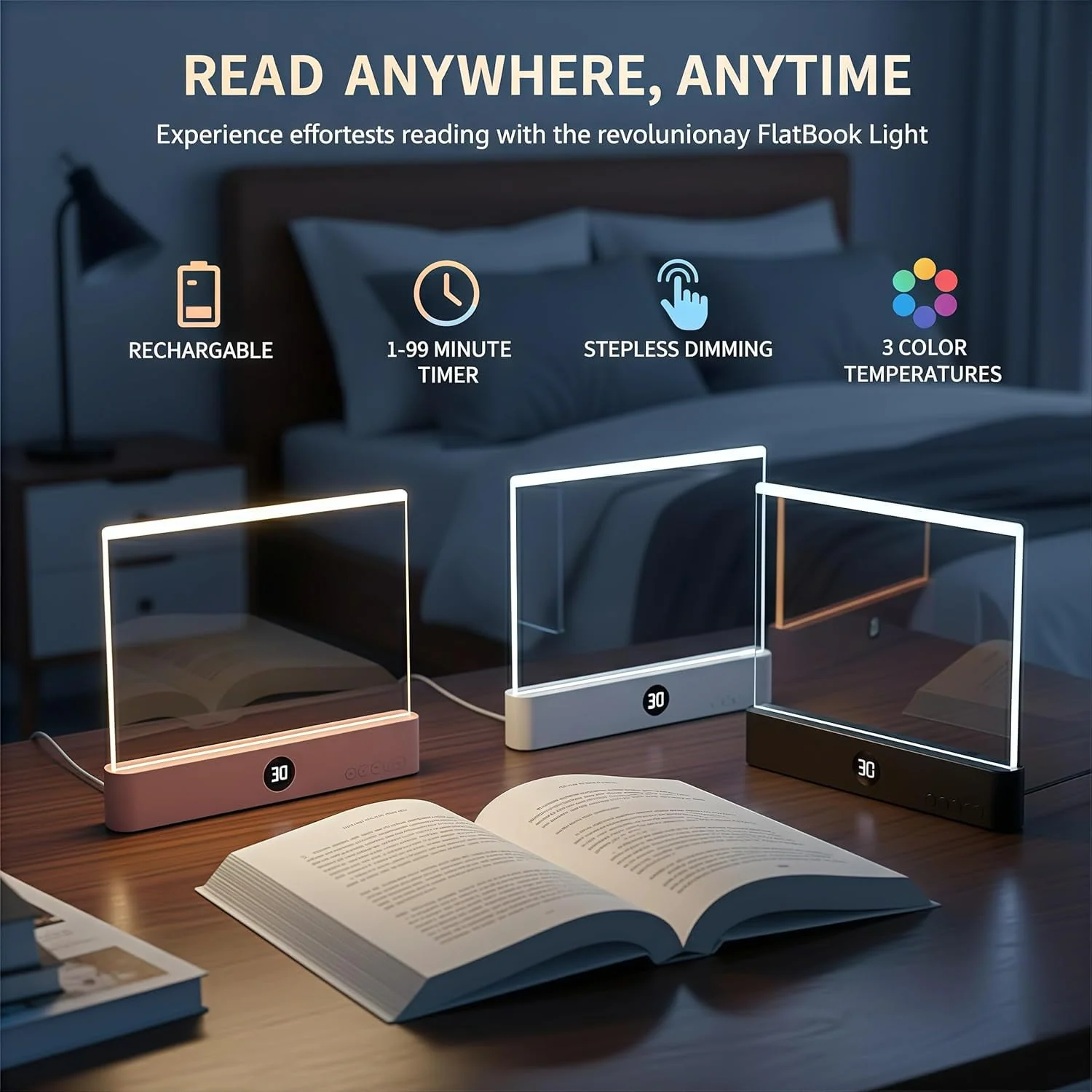 The AuraRead LED Screen — Your Nightly Reading Ritual Starts Here + 50% OFF - Image 3