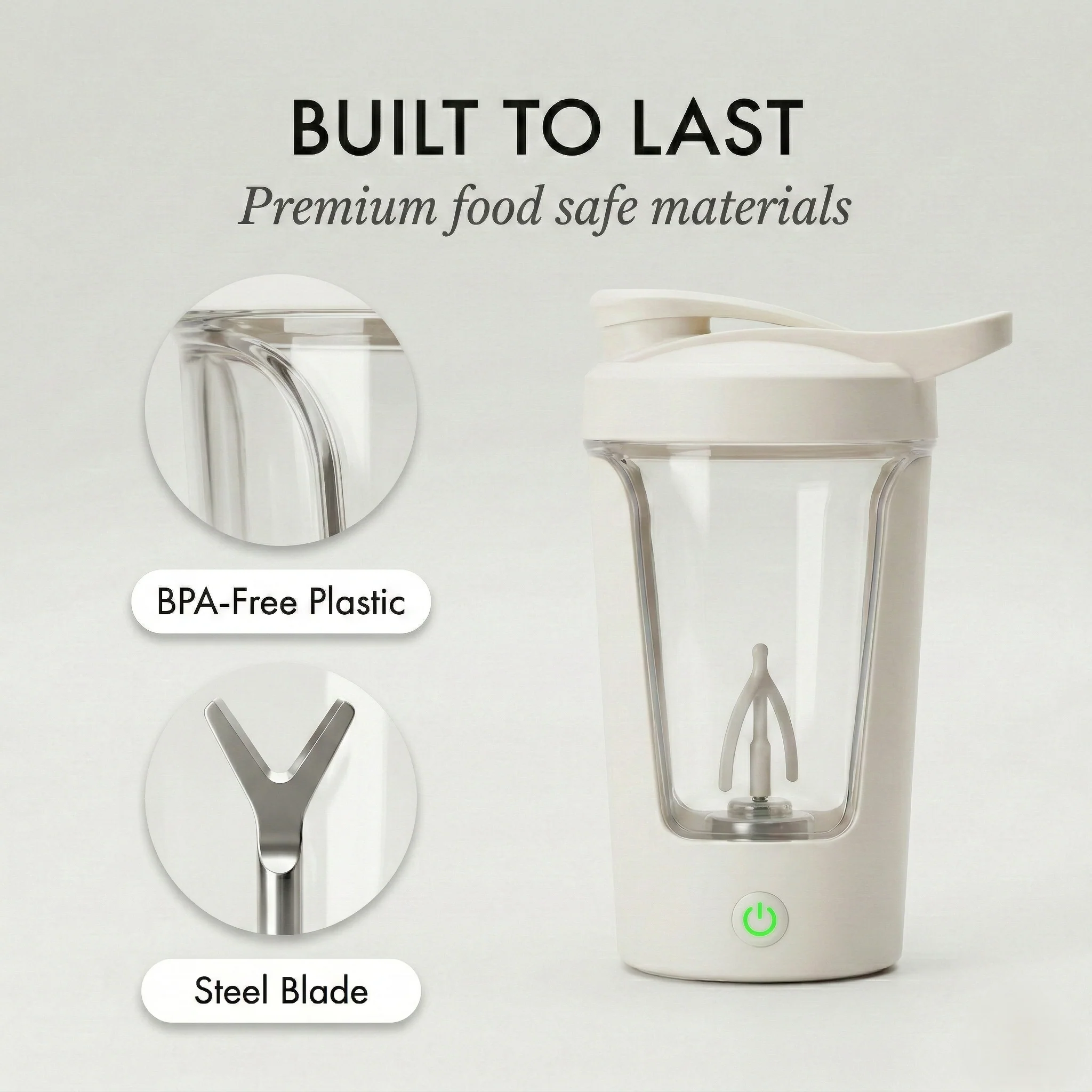 Vortix™ – Portable Electric Protein Shaker Bottle with USB-C + 50% OFF - Image 5
