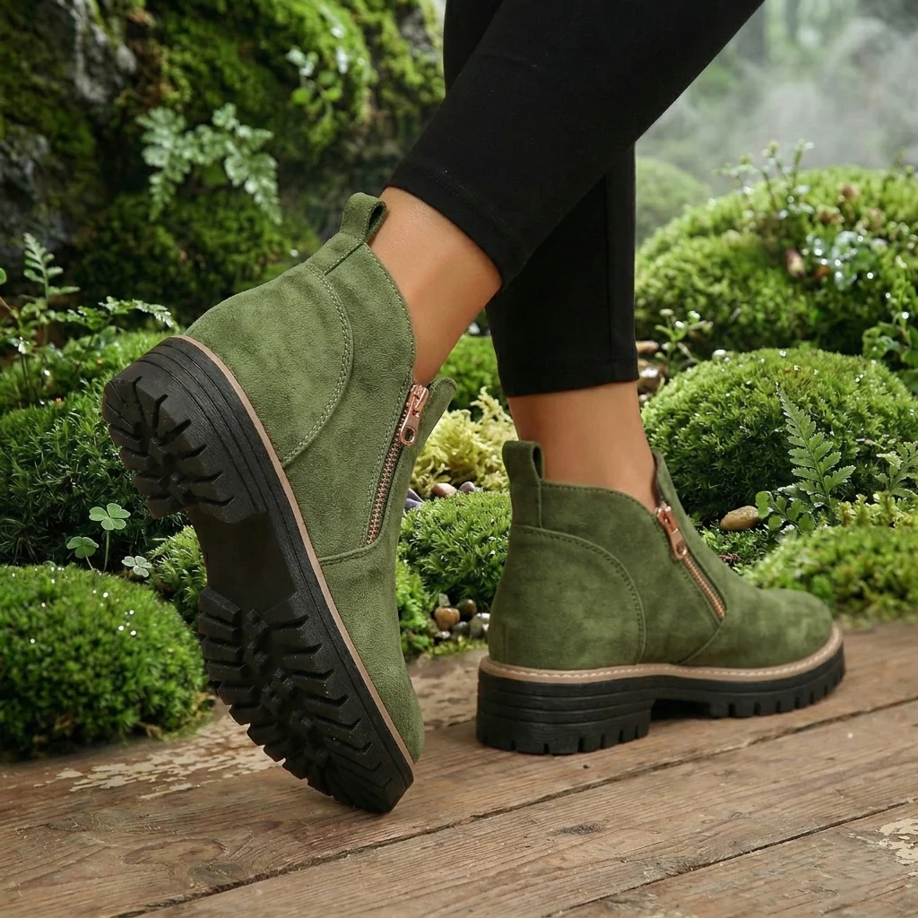 Ashford™ – Water-Resistant Side-Zip Suede Ankle Boots +50% OFF - Image 3