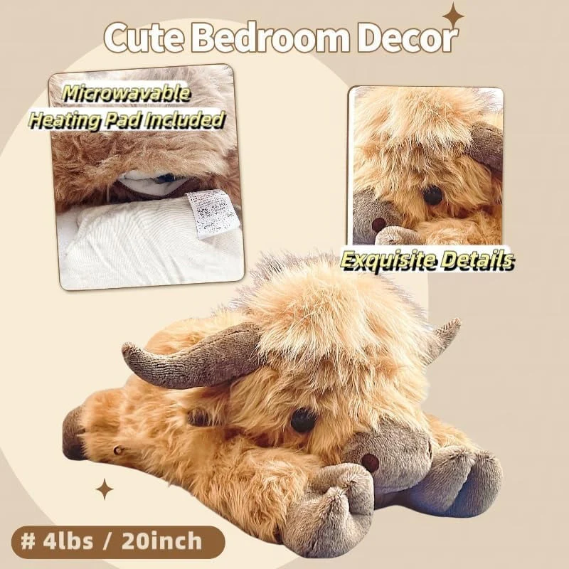 The CozyGround Highland Cow - Deep Pressure Therapy for Anxiety + 50% OFF